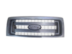 Grille Hood Mounted Black Textured Surround Fits 13-14 FORD F150 PICKU