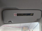 Passenger Sun Visor VIN Fp 7th And 8th Digit Fits 15-17 AUDI Q5 636592