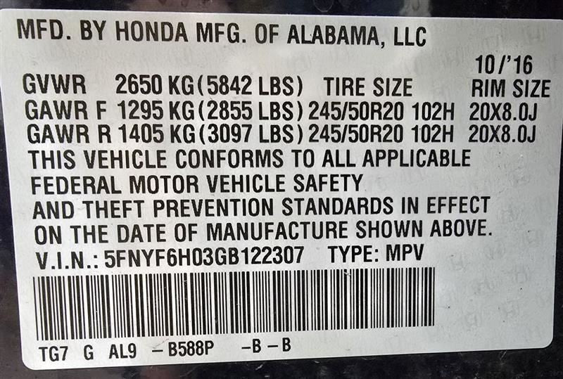 Seat Belt Front Passenger Buckle Leather Seats Fits 16-18 PILOT 608352