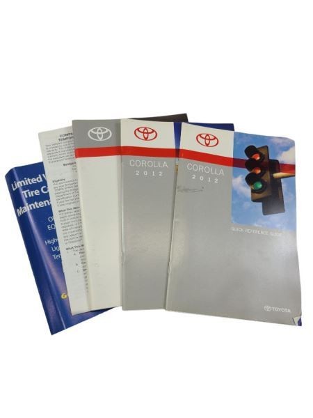 COROLLA   2012 Owners Manual 588561