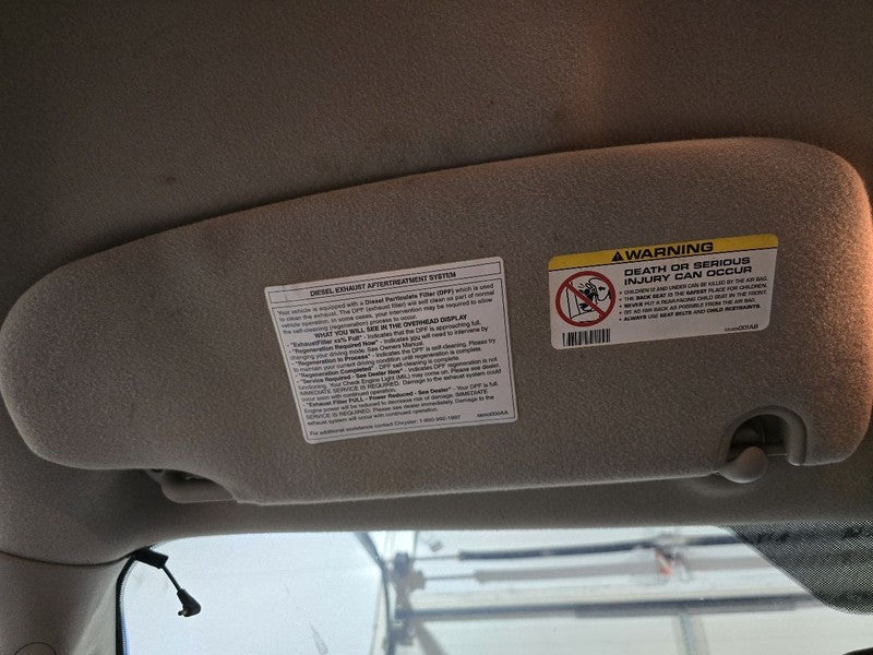 Driver Sun Visor Mega Cab 4 Door Fits 06-08 DODGE 1500 PICKUP 625278