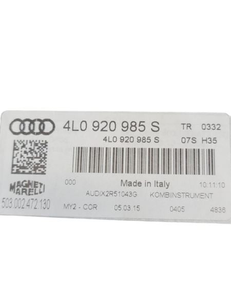 Speedometer MPH ID 4L0920985S Fits 13-15 AUDI Q7 591418