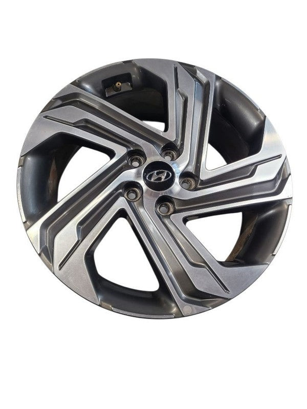 Wheel 18x7-1/2 Alloy 5 Spoke Black Inlay Fits 21-23 SANTA FE 667988