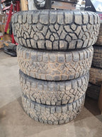 4 Used Tires 255-70-17 Klever A/T Kenda 10/32  661523