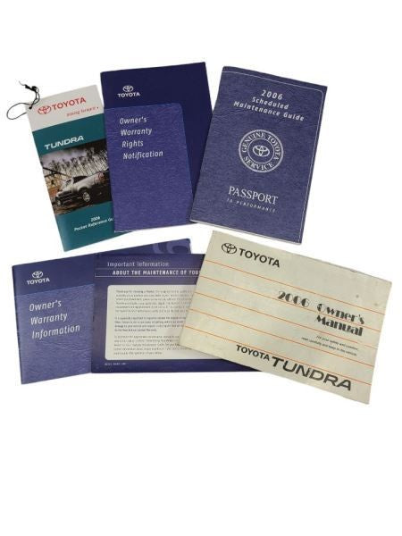 TUNDRA    2006 Owners Manual 598115