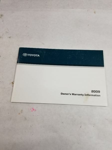 TUNDRA    2009 Owners Manual 501568