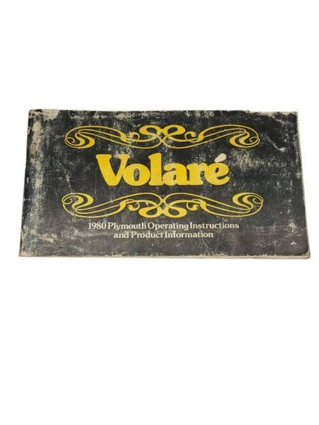 VOLARE    1980 Owners Manual 598992