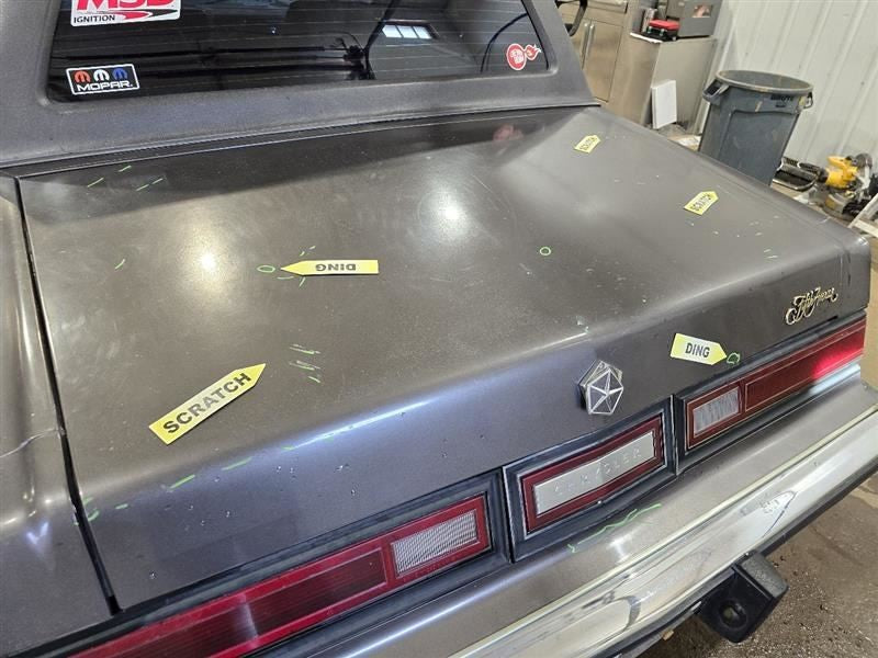 Trunk/Hatch/Tailgate Sedan Fits 80-89 DIPLOMAT 581911