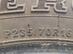 1 Used Tire  235 70 16 Savero 8/32 667413