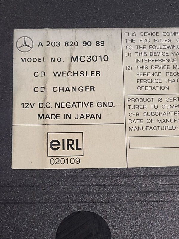 Audio Equipment Radio 203 Type C280 Fits 01-06 MERCEDES C-CLASS 629521