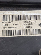 Driver Left Headlight Halogen Fits 13-16 FUSION 613026