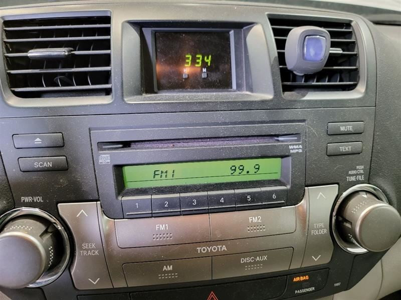 Temperature Control Front VIN K 5th Digit Fits 08-10 HIGHLANDER 551752