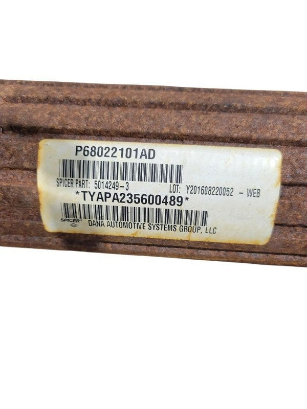 Rear Drive Shaft 4WD VIN W 6th Digit Jk Body 4 Door Fits 07-18 WRANGLE