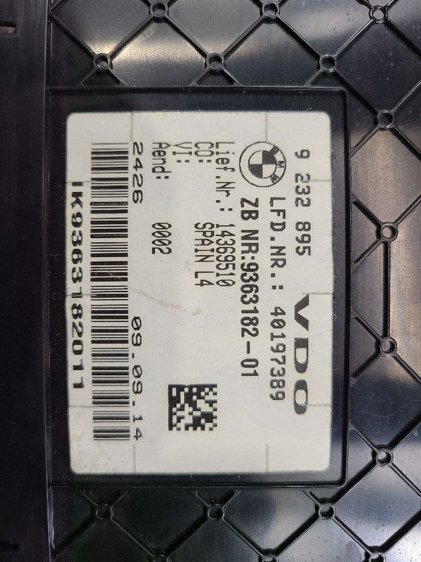 Speedometer MPH Sport With Multifunction Display Fits 15-18 BMW 320i 6