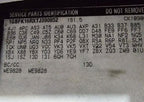 SUBCHEV15 1996 Seat Belt Rear 594356