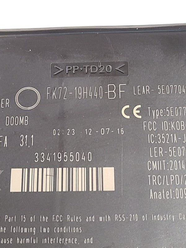 Chassis ECM Theft-locking Keyless Entry Right Hand Dash Fits 10-19 XJ 