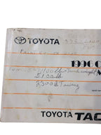 TACOMA    1996 Owners Manual 639467