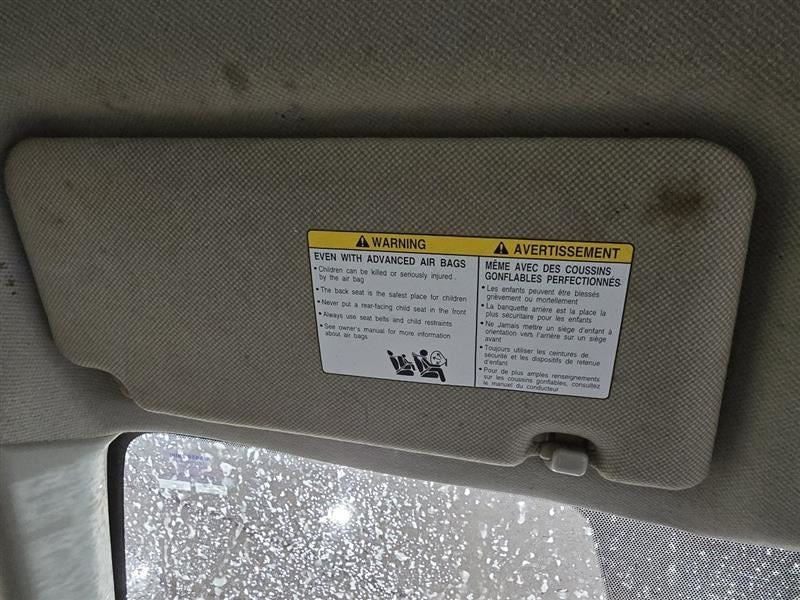 Driver Sun Visor Without Sunroof Hatchback Fits 07-12 VERSA 605061