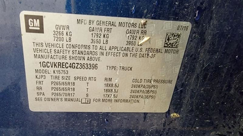 Throttle Body Classic Style 5.3L Fits 14-19 SIERRA 1500 PICKUP 445233