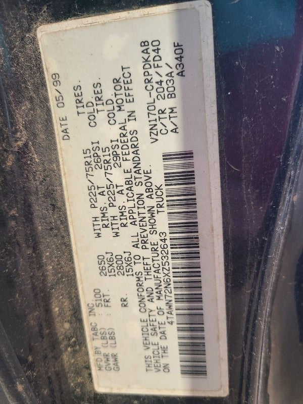 Dash Panel Fits 97-04 TACOMA 675895