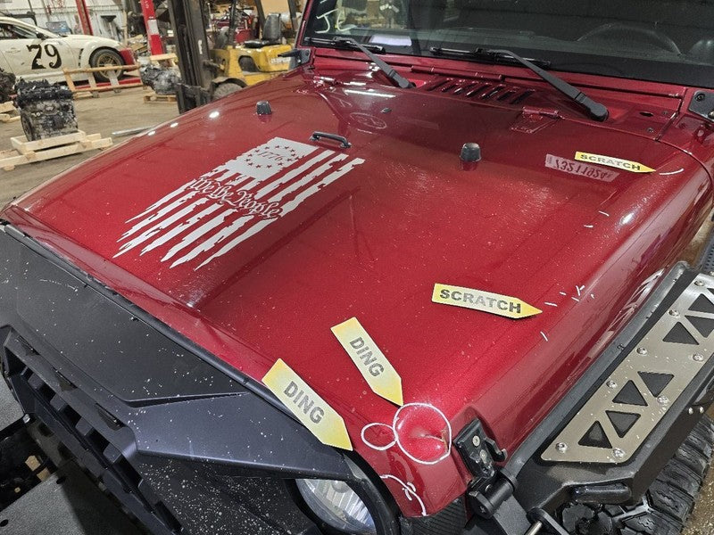Hood Flat Center Fits 07-12 WRANGLER 630345