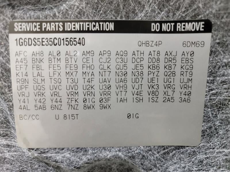 Audio Equipment Radio Receiver Coupe Opt Uav Fits 12-14 CTS 539248