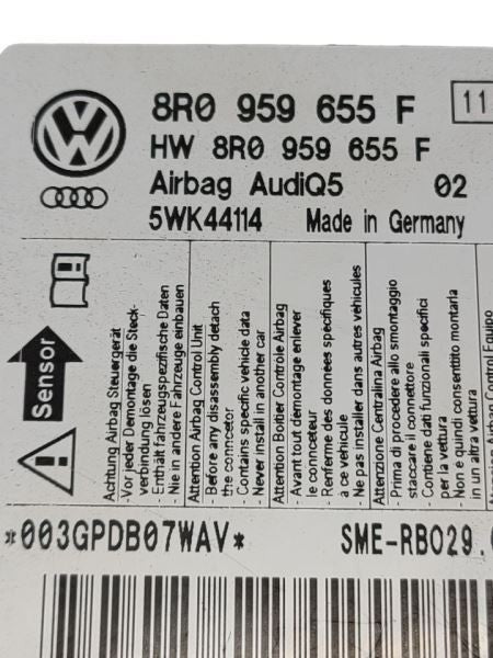 Chassis ECM Fits 13-14 AUDI Q5 598649 8R0959655F