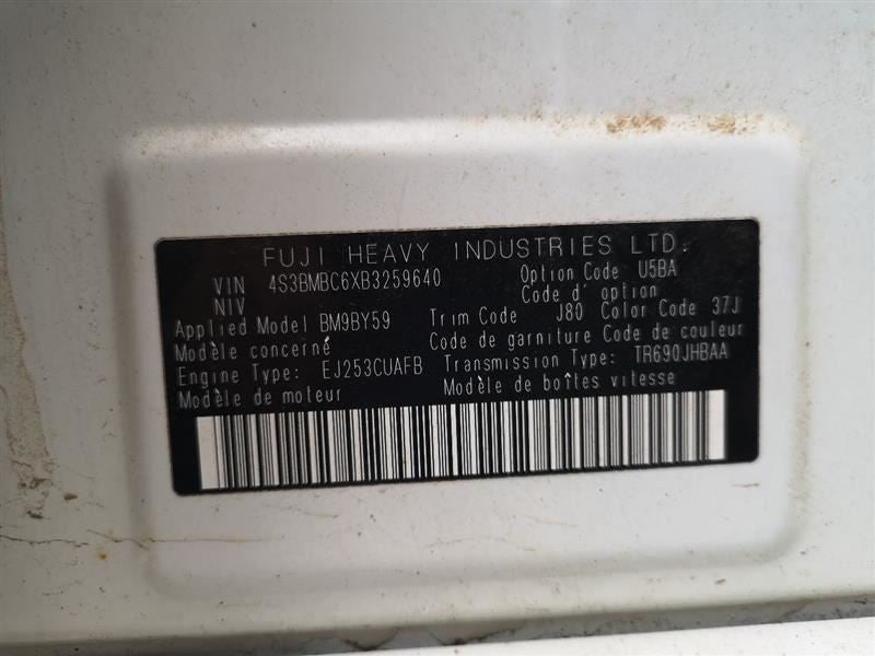 Starter Motor CVT Fits 08-15 LEGACY 212188