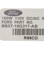 Conv/Invert/Charger 12 To 110 Volt Converter Fits 11-15 EXPLORER 59678