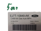 Speedometer Cluster MPH Thru 12/03/14 Fits 15 MKC 627042 EJ7T10849AK