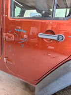 Driver Rear Side Door Full Door VIN W 6th Digit Fits 11-18 WRANGLER 67