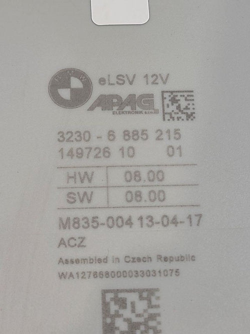 540I      2017 Chassis ECM 649019