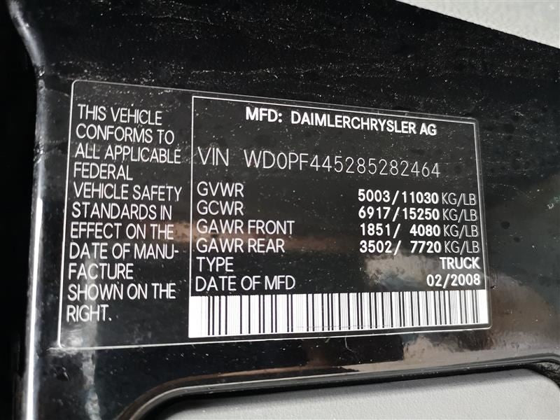 Passenger Side View Mirror Power Fits 07-09 SPRINTER 2500 590862
