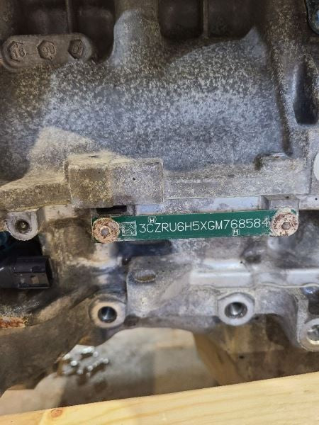 Engine 1.8L VIN Ru 4th And 5th Digits Fits 16-20 HR-V 568506