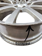 Wheel Alloy 17x7 10 Straight Spokes Fits 06-08 MAZDA MX-5 MIATA 590804