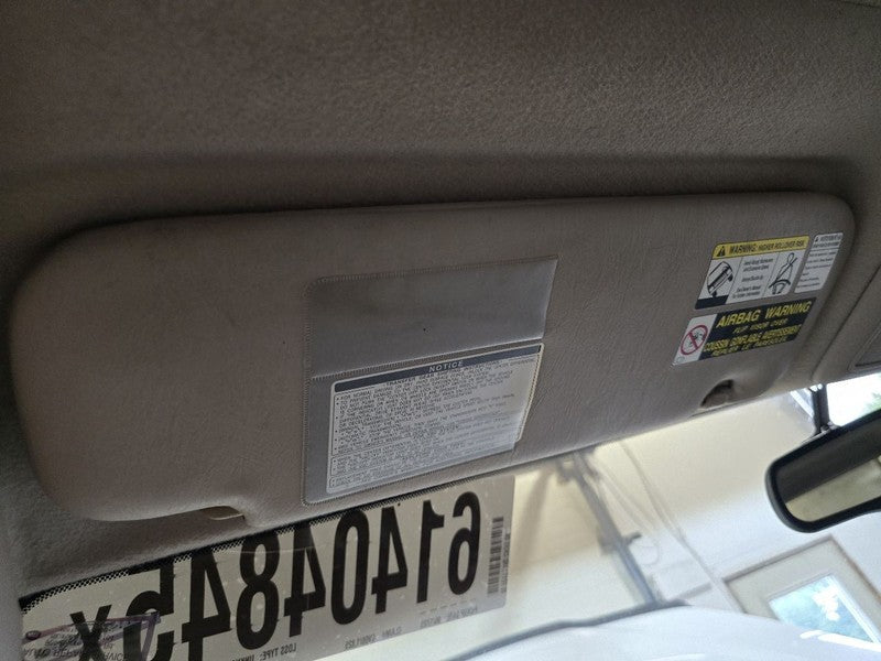 Driver Sun Visor Illuminated Primary Fits 98-02 LAND CRUISER 640132