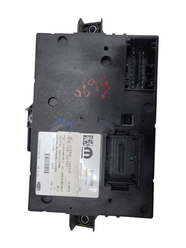Chassis ECM Body Control BCM ID 68268175 Fits 15-17 PROMASTER 2500 VAN