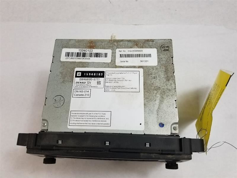 Audio Equipment Radio Opt U3U Fits 07 AVALANCHE 1500 275702 15940103