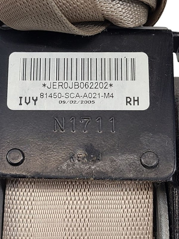 Seat Belt Front Bucket Seat Passenger Retractor Fits 02-06 CR-V 614383