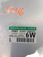 Chassis ECM Steering Left Hand Dash ID 89650-0T010 Fits 09-11 VENZA 62