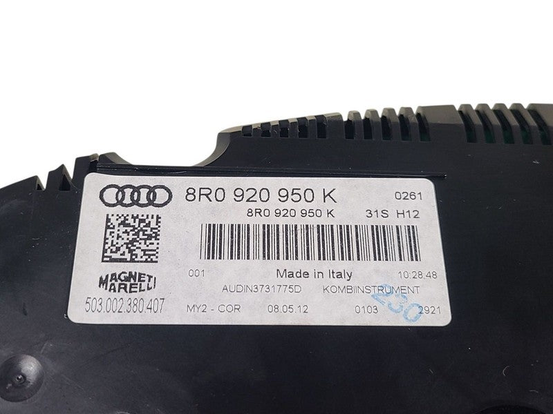 Speedometer Cluster MPH ID 8R0920950KX Fits 11-12 AUDI Q5 649619