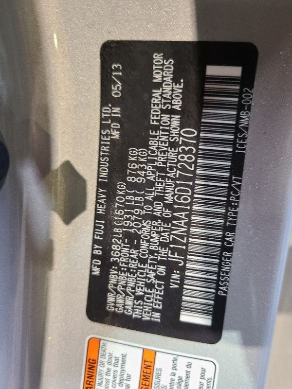Passenger Right Fender Base Fits 13-16 SCION FR-S 678114