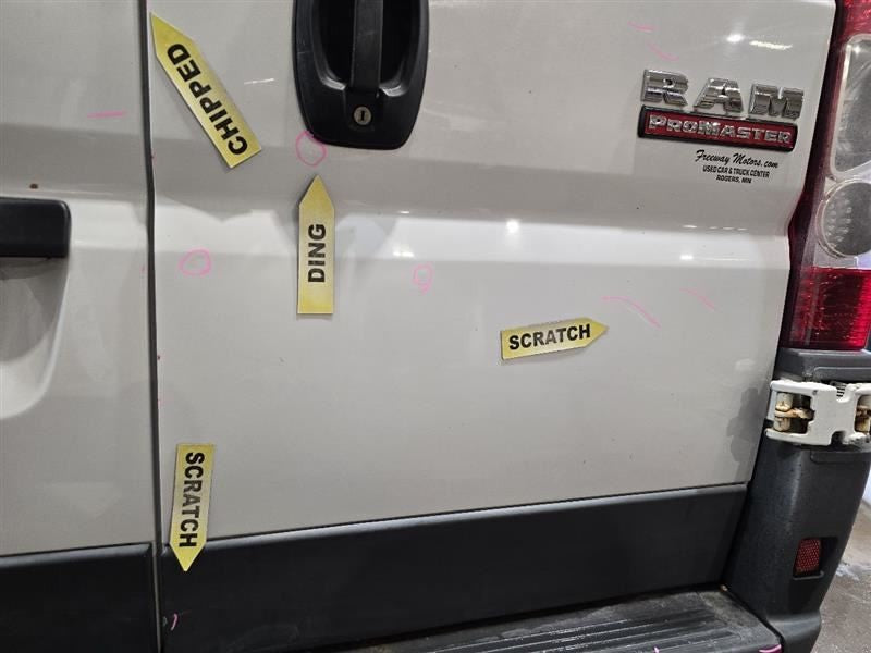 Passenger Rear Back Door Hinged Low Roof Fits 14-19 PROMASTER 1500 VAN