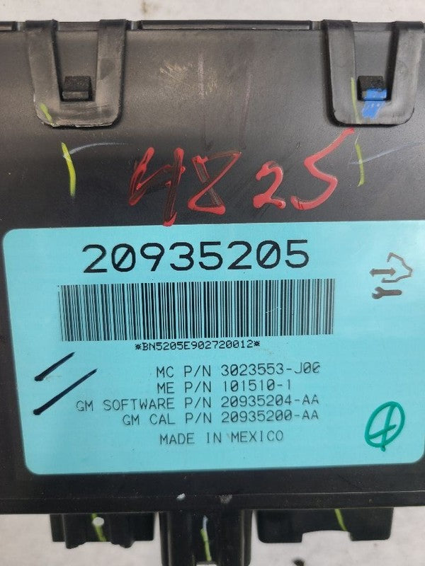 Chassis ECM Door VIN J 11th Digit Limited Liftgate Fits 09-17 ACADIA 6