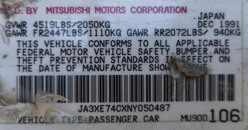 Driver Left Axle Shaft Front Axle AWD Fits 91-92 STEALTH 205788