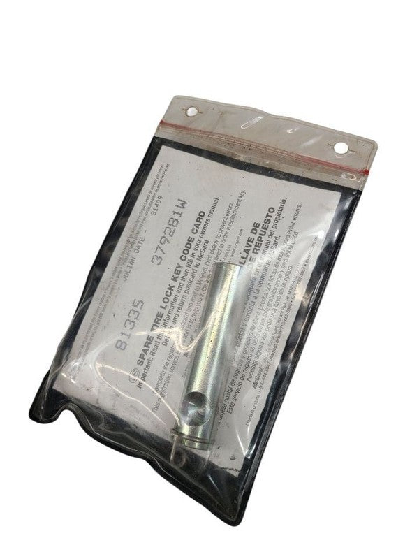 F250SD 2008 Wheel Spare Tire Lock Key Code Card  626257