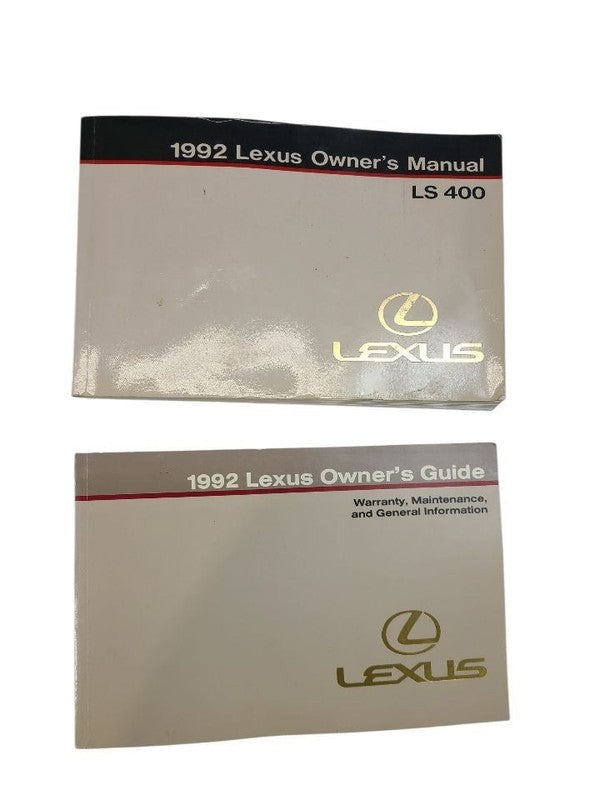 LS400     1992 Owners Manual 630334