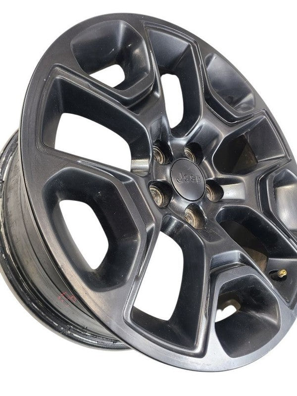 Wheel 17x7-1/2 Road Wheel 5 Spoke Painted Black Fits 19-23 CHEROKEE 66