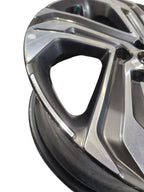 Wheel 18x7-1/2 Alloy 5 Spoke Black Inlay Fits 21-23 SANTA FE 667990