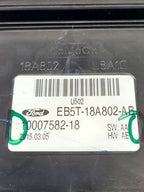 Audio Equipment Radio Control Panel Manual AC Fits 14-15 EXPLORER 5789